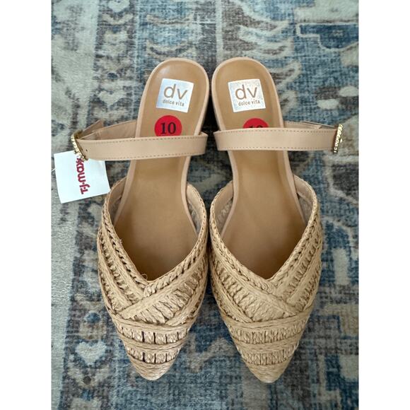 DV by Dolce Vita Demi Rafia Mules - Picture 2 of 8